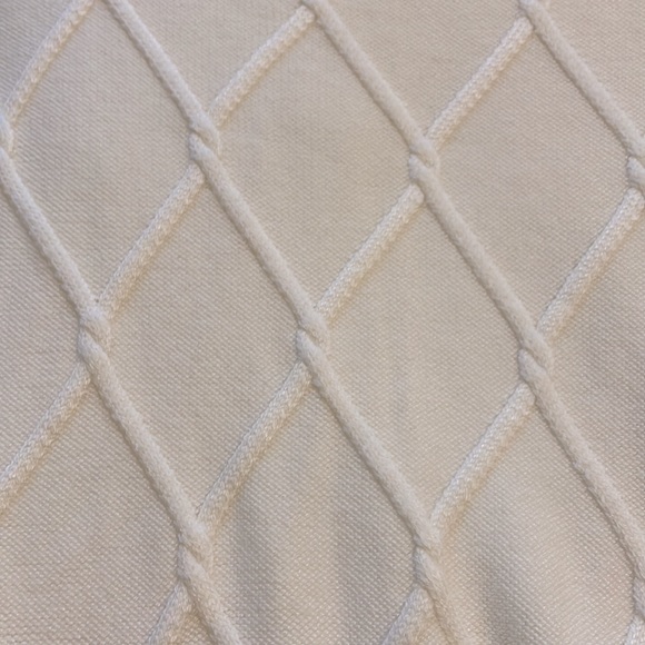 WHBM White Cowl Neck Sweater w/ Embellished Neck - Picture 7 of 9